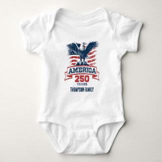 アメリカンイーグル アメリカ生誕250周年おめでとう ベビーボディスーツ