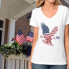 アメリカンイーグル アメリカ生誕250周年おめでとう Tシャツ