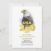 アメリカンイーグル アメリカ250周年記念 招待状 (正面)