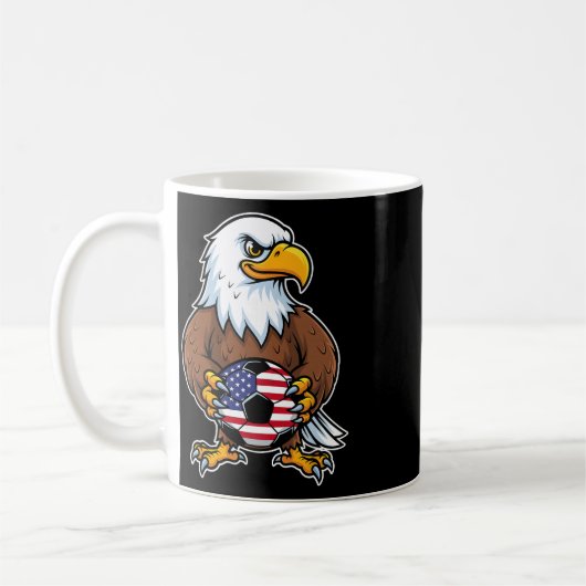 アメリカンイーグル サッカー選手Llホルダー コーヒーマグカップ (左)