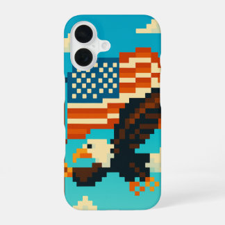 アメリカンイーグル ピクセルアート フォンケース iPhone 16ケース
