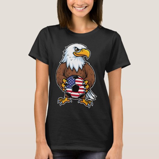 アメリカンイーグル ホールディング サッカー選手 _1 Tシャツ (正面)