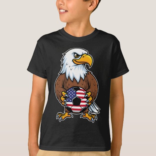 アメリカンイーグル ホールディング サッカー選手 _1 Tシャツ (正面)