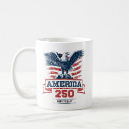 アメリカンイーグル 愛国心あふれるアメリカ生誕250周年お祝い コーヒーマグカップ