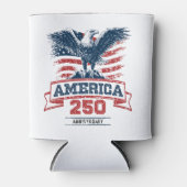 アメリカンイーグル 愛国心 ハッピー250周年記念 缶クーラー (正面)
