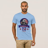 アメリカンイーグル 愛国心 ハッピー250周年記念 Tシャツ (正面フル)