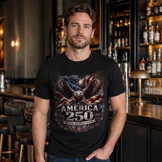 アメリカンイーグル 7月4日 アメリカ独立250周年 Tシャツ
