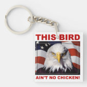 アメリカンイーグル Ain't No Chicken キーチェーン キーリング (正面)