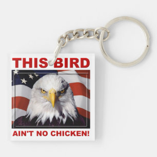 アメリカンイーグル Ain't No Chicken キーチェーン キーリング