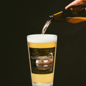 アメリカンウィグオンの鴨が池に タンブラーグラス