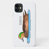 アメリカンウィグオン鳥の漫画イラストレーション Case-Mate iPhoneケース (裏面)