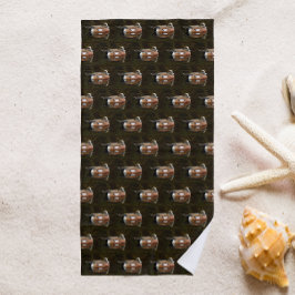 アメリカンウィゲオンダック水模様 ビーチタオル