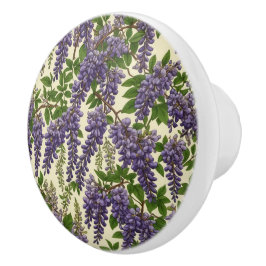 アメリカンウィステリア模様スケッチ セラミックノブ