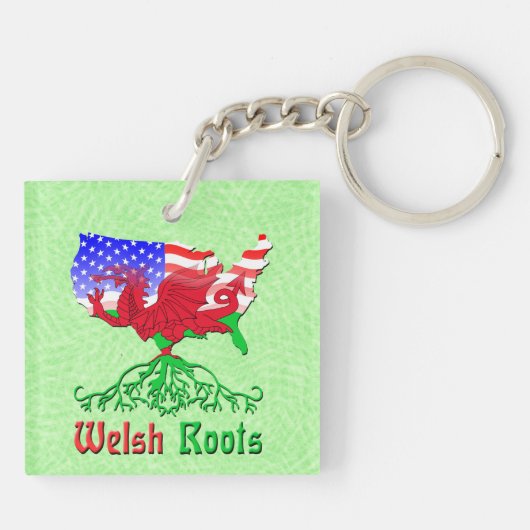 アメリカンウェルシュルーツ キーホルダー (裏面)