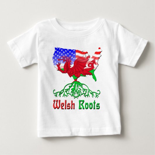 アメリカンウェルシュルーツ ベビーTシャツ (正面)