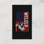 アメリカンウェルダー誇りを持った夫 名刺 (正面)