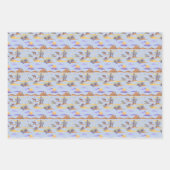 アメリカンウエスタンデザートカウボーイサボスパターンサン ラッピングペーパーシート (正面3)