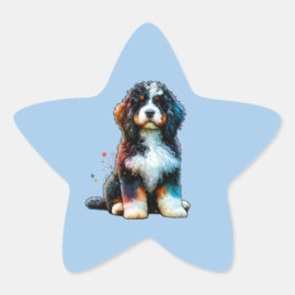 アメリカンウォータースパニエル犬ドッグ 星シール