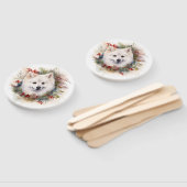 アメリカンエスキモクリスマスリースフェスティバルカップ ハンドファン (組立なし)