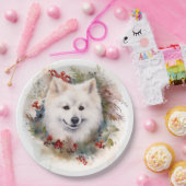 アメリカンエスキモクリスマスリースフェスティバルカップ ペーパープレート (パーティー)