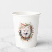アメリカンエスキモクリスマスリースフェスティバルカップ 紙コップ (裏面)