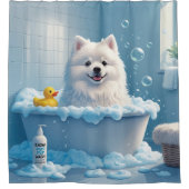 アメリカンエスキモスロッピースリーピーカワイイおもしろい シャワーカーテン (正面)