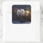 アメリカンエスキモスワイスリーのクリスマスデコール スクエアシール (バッグ)