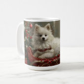 アメリカンエスキモドッグクリスマスフェスティバル コーヒーマグカップ (正面左)