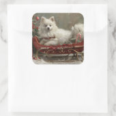 アメリカンエスキモドッグクリスマスフェスティバル スクエアシール (バッグ)