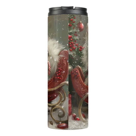 アメリカンエスキモドッグクリスマスフェスティバル タンブラー (裏面)