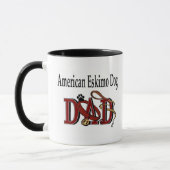 アメリカンエスキモドッグパパマグ マグカップ (左)