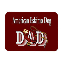 アメリカンエスキモドッグパパ マグネット