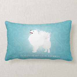 アメリカンエスキモドッグロス悔やみや弔慰デザイン ランバークッション