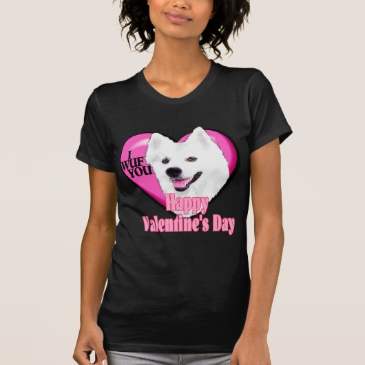 アメリカンエスキモドッグヴァレンティネス Tシャツ (正面)