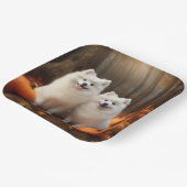 アメリカンエスキモパピー秋デライトカボチャ ペーパープレート (傾斜あり)