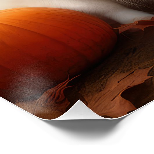 アメリカンエスキモパピー秋デライトカボチャ ポスター (コーナー)