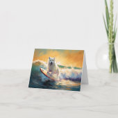 アメリカンエスキモビーチサーフィン絵画ズ カード (正面)