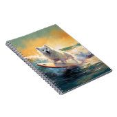 アメリカンエスキモビーチサーフィン絵画ズ ノートブック (右側)