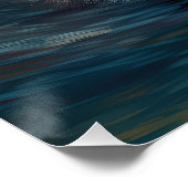 アメリカンエスキモビーチサーフィン絵画ズ ポスター (コーナー)