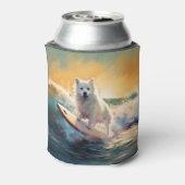 アメリカンエスキモビーチサーフィン絵画ズ 缶クーラー (缶裏面)