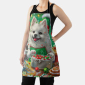 アメリカンエスキモホリデーベーキング:フェスティバルクリスマス エプロン (インサイチュ)