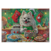 アメリカンエスキモホリデーベーキング:フェスティバルクリスマス カッティングボード (正面)