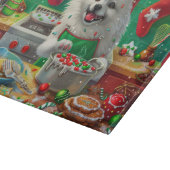 アメリカンエスキモホリデーベーキング:フェスティバルクリスマス カッティングボード (角)