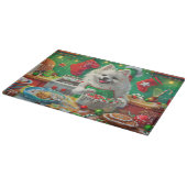 アメリカンエスキモホリデーベーキング:フェスティバルクリスマス カッティングボード (角)