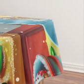 アメリカンエスキモホリデーベーキング:フェスティバルクリスマス テーブルクロス (インサイチュ)