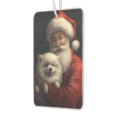 アメリカンエスキモーとサンタクロースフェスティバルクリスマス カーエアーフレッシュナー (左)