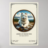 アメリカンエスキモードッグ動物学シリーズ ポスター (正面)