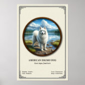 アメリカンエスキモードッグ動物学シリーズ ポスター (正面)