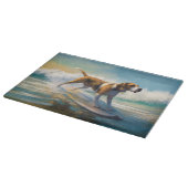 アメリカンエングリホクハウンドビーチ絵画サーフィン カッティングボード (角)