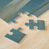 アメリカンエングリホクハウンドビーチ絵画サーフィン ジグソーパズル (側面)